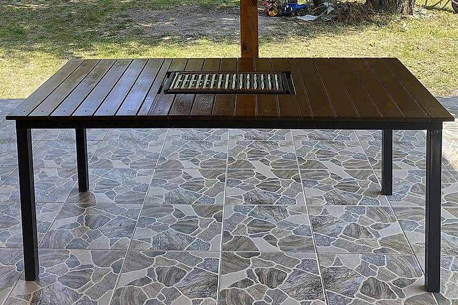 Özel ölçü ankara sincan mangallı masa